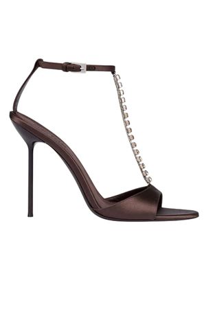 Sandalo Lidia In Raso Color Ebano PARIS TEXAS | PX1766XSTCREBANOGREYDIAMOND
